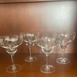 Princess House Heritage Collection Margarita Glasses Set of 4